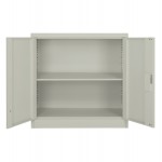 ΝΤΟΥΛΑΠΑ ΜΕΤΑΛΛΙΚΗ HM5960 01 ΜΕ 2 ΑΠΟΘΗΚΕΥΤΙΚΟΥΣ ΧΩΡΟΥΣ ΓΚΡΙ 90Χ40Χ90Υεκ c501593