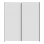 Ντουλάπα ρούχων Noez I pakoworld δίφυλλη με ράφια σε λευκή απόχρωση 170 5x61x190 5εκ c501616
