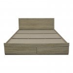 Κρεβάτι Olympus pakoworld με συρτάρι σε φυσική απόχρωση 160x200εκ c501629