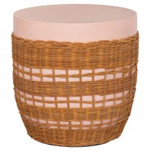 ΒΟΗΘΗΤΙΚΟ ΤΡΑΠΕΖΙ VILHENA HM18166 FIBER CEMENT ΡΟΖ-RATTAN ΦΥΣΙΚΟ Φ44 5x45Υεκ c501661 ΒΟΗΘΗΤΙΚΟ ΤΡΑΠΕΖΙ VILHENA HM18166 FIBER CEMENT ΡΟΖ-RATTAN ΦΥΣΙΚΟ Φ44 5x45Υεκ c501661