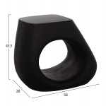 ΣΚΑΜΠΟ ΣΑΛΟΝΙΟΥ LANS HM4691 01 FIBER CEMENT ΣΕ ΜΑΥΡΟ--58x28x45 5Υεκ c501663
