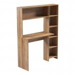 Γραφείο με βιβλιοθήκη Janson pakoworld σε oak απόχρωση 113 2x40x141 8εκ c501684