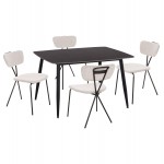 ΣΕΤ ΤΡΑΠΕΖΑΡΙΑΣ 5ΤΜΧ RAVEN HM21067 02 ΚΕΡΑΜΙΚΟ TOP ΜΑΥΡΟ ΜΑΡΜΑΡΟ--ΜΕΤΑΛΛΟ c501693