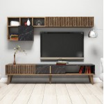 ΣΥΝΘΕΣΗ ΤΗΛΕΟΡΑΣΗΣ HM9438 03 ΜΕΛΑΜΙΝΗ ΣΕ ΚΑΡΥΔΙ-ΜΑΥΡΟ ΜΑΡΜΑΡΟ 180x35x40Υεκ c501824