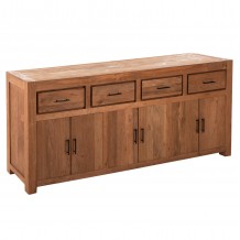 ΜΠΟΥΦΕΣ GRAYSON HM9802 ΑΝΑΚΥΚΛΩΜΕΝΟ ΞΥΛΟ TEAK ΣΕ ΦΥΣΙΚΟ 220x50x90Υεκ c501826