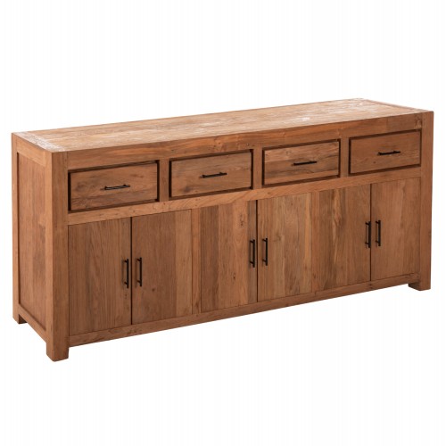 ΜΠΟΥΦΕΣ GRAYSON HM9802 ΑΝΑΚΥΚΛΩΜΕΝΟ ΞΥΛΟ TEAK ΣΕ ΦΥΣΙΚΟ 220x50x90Υεκ c501826
