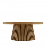 FORESTA COFFEE TABLE ΦΥΣΙΚΟ 90x90x40 c501827