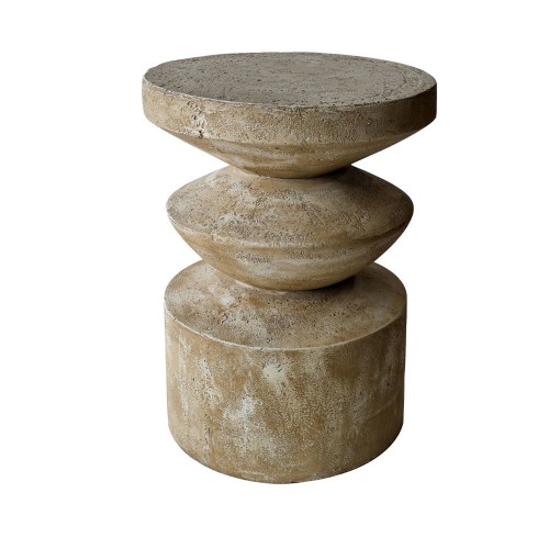 SANDY SIDE TABLE ΚΑΦΕ ΑΝΟΙΧΤΟ 38 5x38 5x51 c501829
