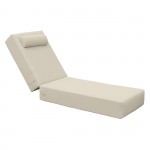 SUNLOUNGER Μαξιλάρι Ξαπλώστρας 20cm Προσκέφαλο Ύφασμα Water Repellent Sandy Φερμουάρ c501863