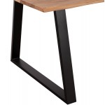 ΤΡΑΠΕΖΙ ΤΡΑΠΕΖΑΡΙΑΣ SOFIA SLIM HM8500 11 ΜΑΣΙΦ ΞΥΛΟ ΑΚΑΚΙΑΣ 160x90x76Υ εκ c501885
