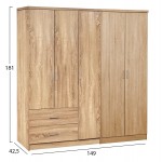 ΝΤΟΥΛΑΠΑ 5ΦΥΛΛΗ CAESAR HM21234 02 ΜΕΛΑΜΙΝΗ ΧΡΩΜΑ SONAMA 150x42 5x181Υεκ c501911