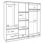 ΝΤΟΥΛΑΠΑ 6ΦΥΛΛΗ BLAKELY HM21235 01 ΜΕΛΑΜΙΝΗ ΧΡΩΜΑ ZEBRANO 201x43x181Υεκ c501912