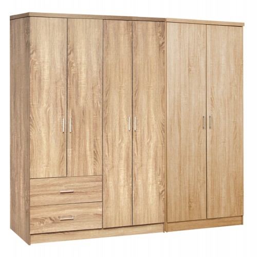 ΝΤΟΥΛΑΠΑ 6ΦΥΛΛΗ BLAKELY HM21235 02 ΜΕΛΑΜΙΝΗ ΧΡΩΜΑ SONAMA 201x43x181Υεκ c501913