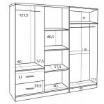 ΝΤΟΥΛΑΠΑ 6ΦΥΛΛΗ BLAKELY HM21235 02 ΜΕΛΑΜΙΝΗ ΧΡΩΜΑ SONAMA 201x43x181Υεκ c501913