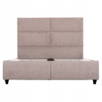 ΚΡΕΒΑΤΙ MILO ΜΕ ΑΠΟΘ ΧΩΡΟ HM738 22 ΜΠΕΖ ΜΠΟΥΚΛΕ ΥΦΑΣΜΑ ΓΙΑ ΣΤΡΩΜΑ 140x200εκ c501918