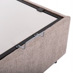 ΚΡΕΒΑΤΙ MILO ΜΕ ΑΠΟΘ ΧΩΡΟ HM738 22 ΜΠΕΖ ΜΠΟΥΚΛΕ ΥΦΑΣΜΑ ΓΙΑ ΣΤΡΩΜΑ 140x200εκ c501918