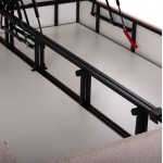 ΚΡΕΒΑΤΙ MILO ΜΕ ΑΠΟΘ ΧΩΡΟ HM738 22 ΜΠΕΖ ΜΠΟΥΚΛΕ ΥΦΑΣΜΑ ΓΙΑ ΣΤΡΩΜΑ 140x200εκ c501918