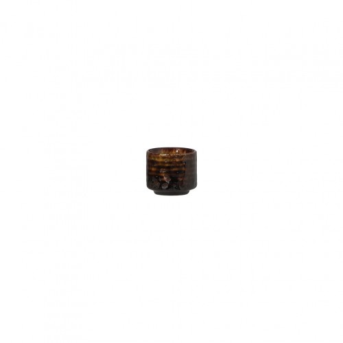 Κούπα πορσελάνης Sake 40ml φ5xΥ4 4cm σειρά HIKARI Reactive Καφέ PREGO - Σετ 6 c501932