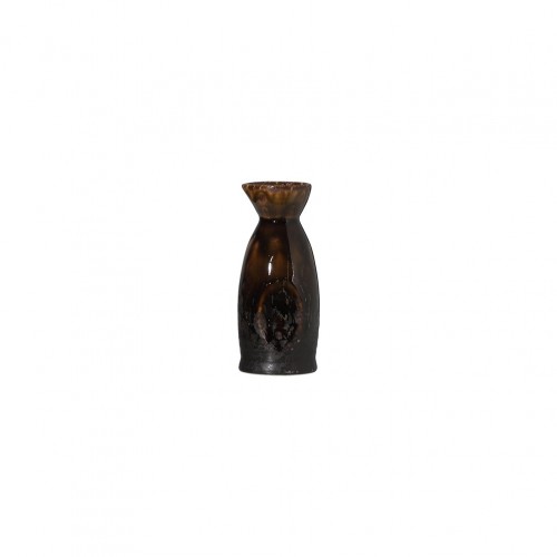 Κανατάκι πορσελάνης Sake 120ml 5 4x5 4xΥ12 8cm σειρά HIKARI Reactive Καφέ PREGO - Σετ 6 c501935