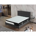 VISCO ALOE VERA ROLL PACK ΣΤΡΩΜΑ 160x200cm ΛΕΥΚΟ ΑΝΘΡΑΚΙ 200x160x31 c502021