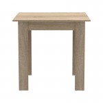 Τραπεζαρία Manka I-Bella pakoworld σετ 3τεμ σε sonoma απόχρωση 80x80x77εκ c502044