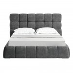 PUFFY ΚΡΕΒΑΤΙ ΓΙΑ ΣΤΡΩΜΑ 160x200cm ΓΚΡΙ 228x188x120 c502054