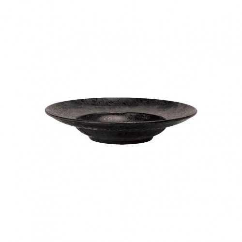 Πιάτο Μελαμίνης ζυμαρικών μαύρο ματ φ27xY5 4cm Morleos - Σετ 12 c502064
