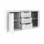 Μπουφές Doha pakoworld σε λευκή απόχρωση 150x45x80 5εκ c502074