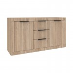 Μπουφές Doha pakoworld σε sonoma απόχρωση 150x45x80 5εκ c502078