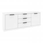 Μπουφές Doha pakoworld σε λευκή απόχρωση 210x45x80 5εκ c502079