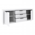 Μπουφές Doha pakoworld σε λευκή απόχρωση 210x45x80 5εκ c502079