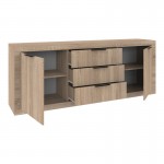 Μπουφές Doha pakoworld σε sonoma απόχρωση 210x45x80 5εκ c502080