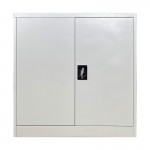 Ντουλάπι Armon pakoworld μέταλλο σε απόχρωση ανοιχτό γκρι 90x45x90εκ c502082