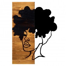 ΔΙΑΚΟΣΜΗΤΙΚΟ ΤΟΙΧΟΥ ΦΙΓΟΥΡΑ ΓΥΝΑΙΚΑΣ HM4750-ΦΥΛΛΑ ΜΕΤΑΛΛΟΥ-ΞΥΛΟ 35x3 βάθος x50Υεκ c502140