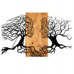 ΔΙΑΚΟΣΜΗΤΙΚΟ ΤΟΙΧΟΥ ILLUSION HM4803-ΦΥΛΛΑ ΜΕΤΑΛΛΟΥ ΜΑΥΡΑ-ΞΥΛΟ 92x3 βάθος x58Υεκ c502160