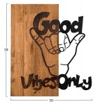 ΔΙΑΚΟΣΜΗΤΙΚΟ ΤΟΙΧΟΥ HM4810-ΜΕΤΑΛΛΟ ΣΕ ΜΑΥΡΟ-ΞΥΛΟ 50x3 βάθος x58Υεκ c502167