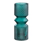 Βάζο ArteLibre Τιρκουάζ Γυαλί 30cm c502189