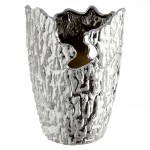  Βάζο Κωνικό Κεραμικό Ασημί Χρώμα D13X19Cm D13X19Cm c502218