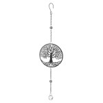  Κρεμάστρα Round Tree Of Life Motif Metal Black 15X3X58Cm 15X3X58Cm c502220