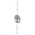  Κρεμάστρα Round Tree Of Life Motif Metal Black 15X3X58Cm 15X3X58Cm c502220