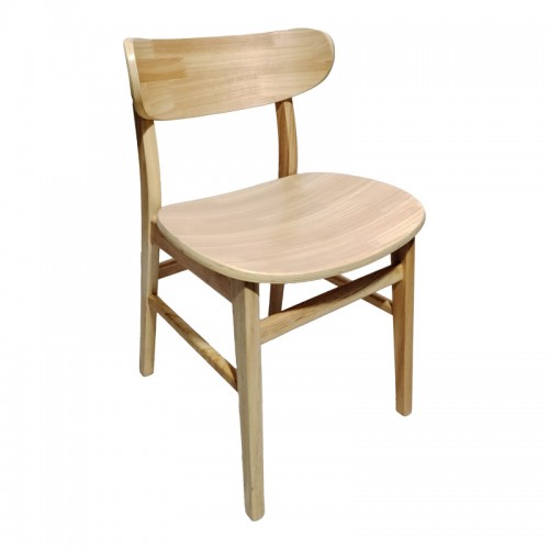 Καρέκλα Lumnia pakoworld rubberwood σε φυσική απόχρωση 46x50x76εκ SET 2τμχ c502266