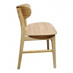 Καρέκλα Lumnia pakoworld rubberwood σε φυσική απόχρωση 46x50x76εκ SET 2τμχ c502266