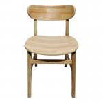 Καρέκλα Lumnia pakoworld rubberwood σε φυσική απόχρωση 46x50x76εκ SET 2τμχ c502266