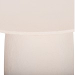 ΤΡΑΠΕΖΙ ΤΡΑΠΕΖΑΡΙΑΣ ΣΤΡΟΓΓΥΛΟ SEPPO HM18154 02 FIBER CEMENT ΛΕΥΚΟ--Φ119 5x75 5Υεκ c502331