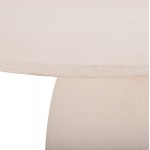 ΤΡΑΠΕΖΙ ΤΡΑΠΕΖΑΡΙΑΣ ΣΤΡΟΓΓΥΛΟ SEPPO HM18154 02 FIBER CEMENT ΛΕΥΚΟ--Φ119 5x75 5Υεκ c502331