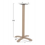 ΒΑΣΗ ΤΡΑΠΕΖΙΟΥ ΜΠΑΡ ΑΠΟ ΜΕΤΑΛΛΟ ΜΑΝΤΕΜΙ HM417 25 ΚΑΠΟΥΤΣΙΝΟ 62x62x108Υεκ c502334