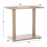 ΒΑΣΗ ΤΡΑΠΕΖΙΟΥ ΜΕΤΑΛΛΙΚΗ ΔΙΠΛΗ HM435 25 ΚΑΠΟΥΤΣΙΝΟ ΜΑΤ ΜΕ ΡΕΓΟΥΛΑΤΟΡΟΥΣ 80Χ40Χ72Υεκ c502336