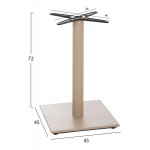 ΒΑΣΗ ΤΡΑΠΕΖΙΟΥ HM438 25 ΜΕΤΑΛΛΟ ΚΑΠΟΥΤΣΙΝΟ ΜΑΤ-ΡΕΓΟΥΛΑΤΟΡΟΙ 46x46x72Yεκ c502337