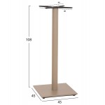 ΒΑΣΗ ΤΡΑΠΕΖΙΟΥ ΜΠΑΡ HM439 25 ΜΕΤΑΛΛΙΚΗ ΚΑΠΟΥΤΣΙΝΟ ΜΑΤ-ΡΕΓΟΥΛΑΤΟΡΟΙ 46x46x108Yεκ c502338