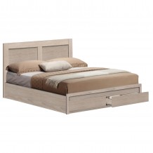 ΚΡΕΒΑΤΙ CAPRI HM665 02 ΜΕ 2 ΣΥΡΤΑΡΙΑ ΜΕΛΑΜΙΝΗ SONAMA ΓΙΑ ΣΤΡΩΜΑ 120x200εκ c502340